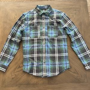 Urban Pipeline Blue and Green Flannel! Mens Small.